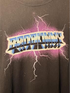 Bad Bunny X100PRE Tour Black Long Sleeve Concert T-Shirt Size Large